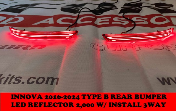 TYPE B REAR BUMPER LED REFLECTOR INNOVA 2016-2020